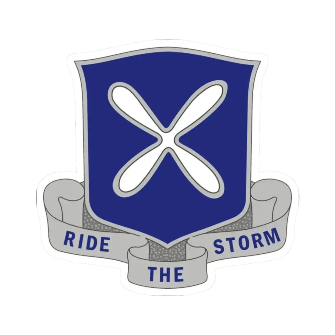 88th Infantry Regiment 2 (U.S. Army) STICKER Vinyl Kiss-Cut Decal 2 Inch White - The Sticker Space