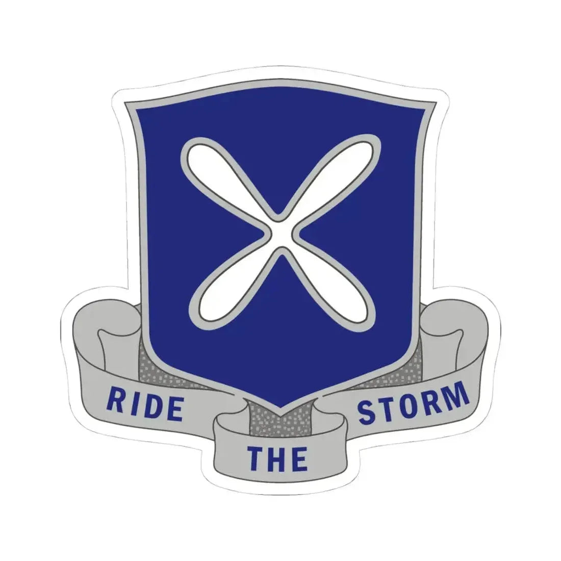 88th Infantry Regiment 2 (U.S. Army) STICKER Vinyl Kiss-Cut Decal 4 Inch White - The Sticker Space