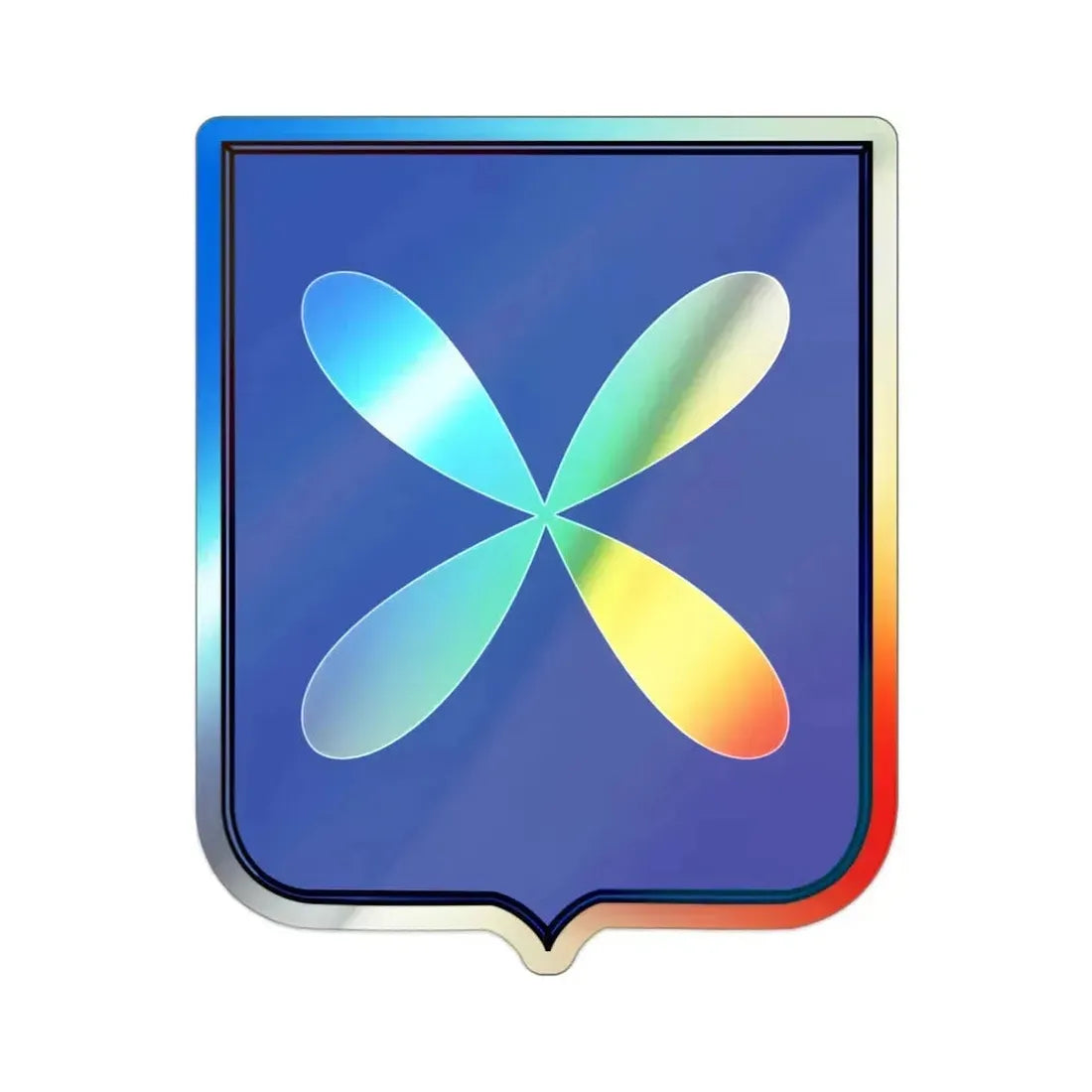 88th Infantry Regiment (U.S. Army) Holographic STICKER Die-Cut Vinyl Decal 2 Inch Holographic - The Sticker Space