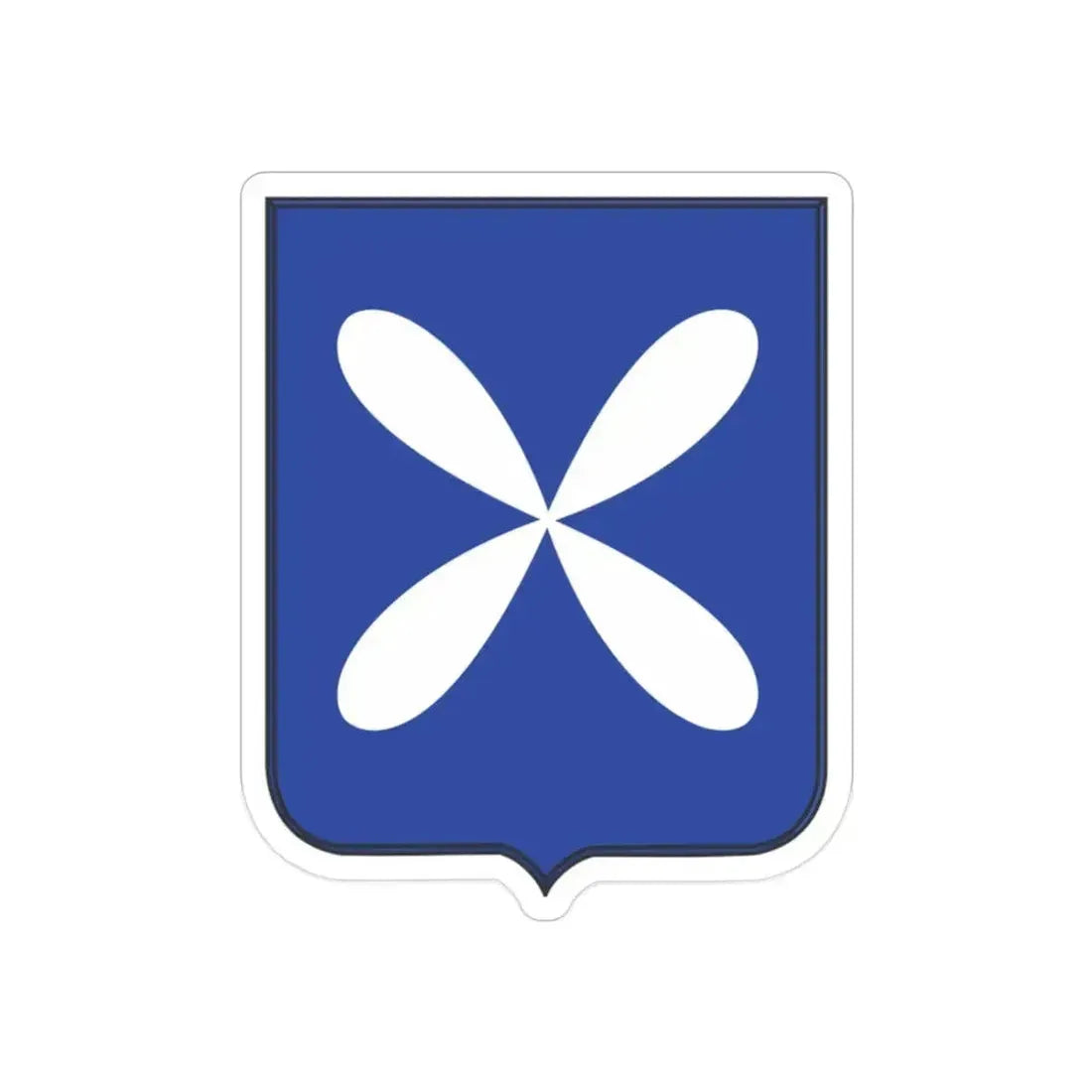 88th Infantry Regiment (U.S. Army) REVERSE PRINT Transparent Die-Cut STICKER 2 Inch Die-Cut Transparent - The Sticker Space