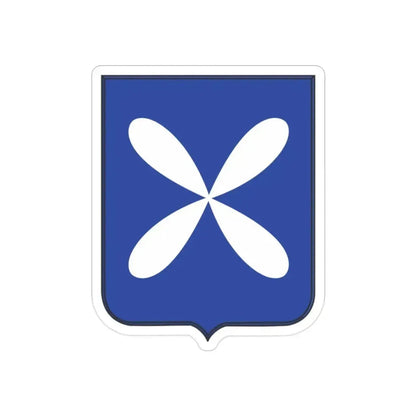 88th Infantry Regiment (U.S. Army) REVERSE PRINT Transparent Die-Cut STICKER 2 Inch Die-Cut Transparent - The Sticker Space