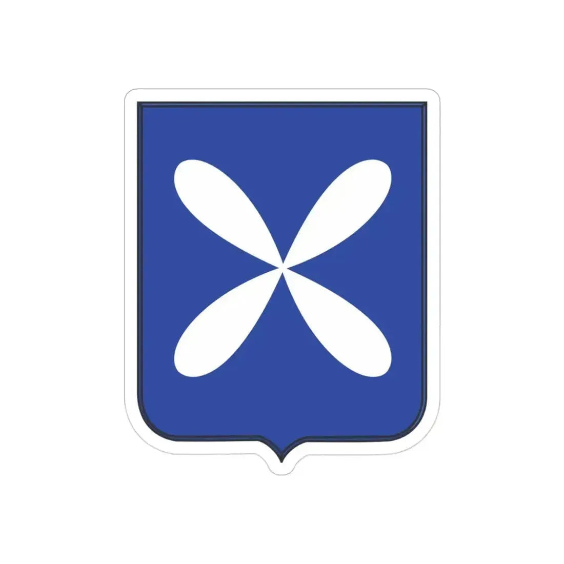 88th Infantry Regiment (U.S. Army) REVERSE PRINT Transparent Die-Cut STICKER 3 Inch Die-Cut Transparent - The Sticker Space