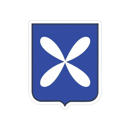 88th Infantry Regiment (U.S. Army) REVERSE PRINT Transparent Die-Cut STICKER 3 Inch Die-Cut Transparent - The Sticker Space