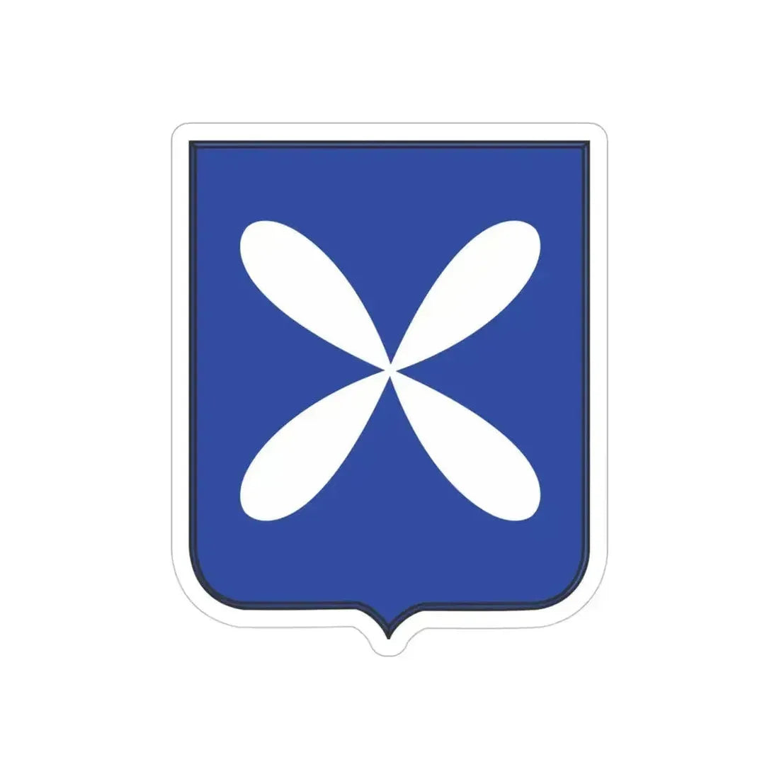 88th Infantry Regiment (U.S. Army) REVERSE PRINT Transparent Die-Cut STICKER 4 Inch Die-Cut Transparent - The Sticker Space