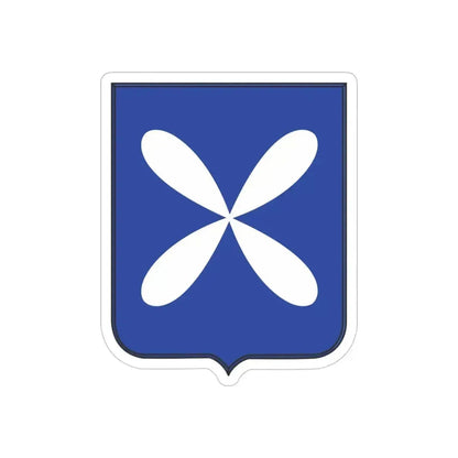 88th Infantry Regiment (U.S. Army) REVERSE PRINT Transparent Die-Cut STICKER 4 Inch Die-Cut Transparent - The Sticker Space