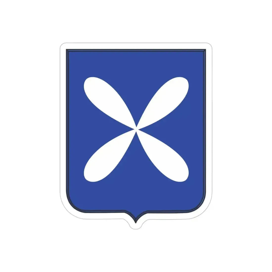 88th Infantry Regiment (U.S. Army) REVERSE PRINT Transparent Die-Cut STICKER 5 Inch Die-Cut Transparent - The Sticker Space