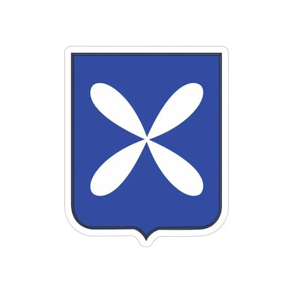 88th Infantry Regiment (U.S. Army) REVERSE PRINT Transparent Die-Cut STICKER 5 Inch Die-Cut Transparent - The Sticker Space