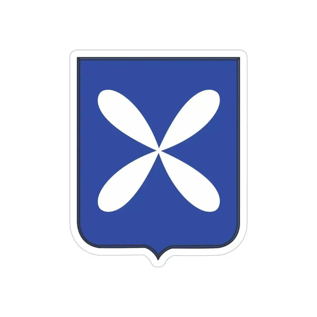 88th Infantry Regiment (U.S. Army) REVERSE PRINT Transparent Die-Cut STICKER - The Sticker Space