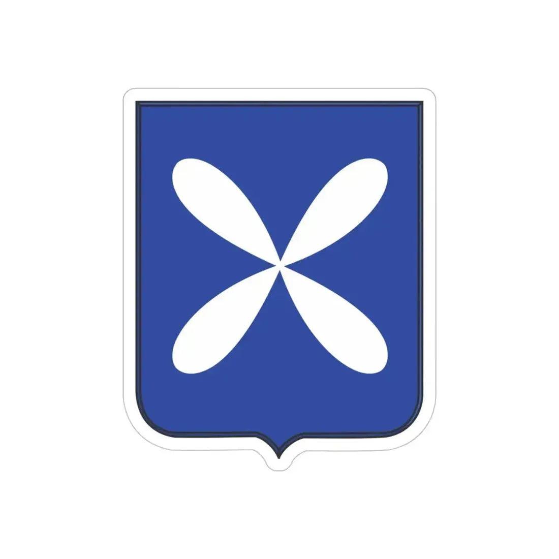 88th Infantry Regiment (U.S. Army) REVERSE PRINT Transparent Die-Cut STICKER - The Sticker Space