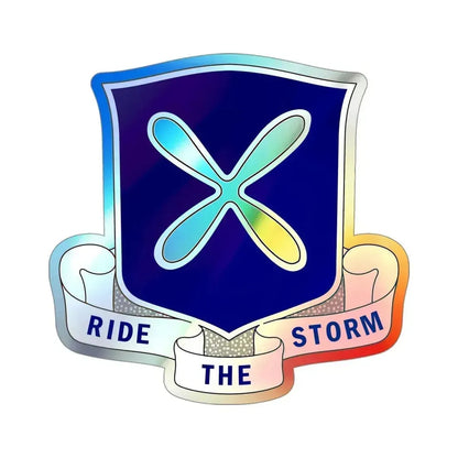 88th Infantry Regiment v2 (U.S. Army) Holographic STICKER Die-Cut Vinyl Decal 4 Inch Holographic - The Sticker Space