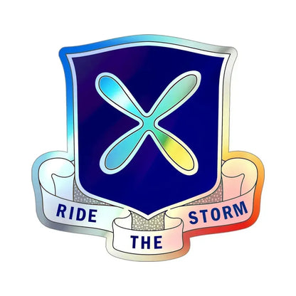 88th Infantry Regiment v2 (U.S. Army) Holographic STICKER Die-Cut Vinyl Decal 4 Inch Holographic - The Sticker Space