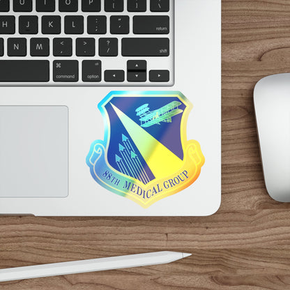 88th Medical Group (U.S. Air Force) Holographic STICKER Die-Cut Vinyl Decal-The Sticker Space
