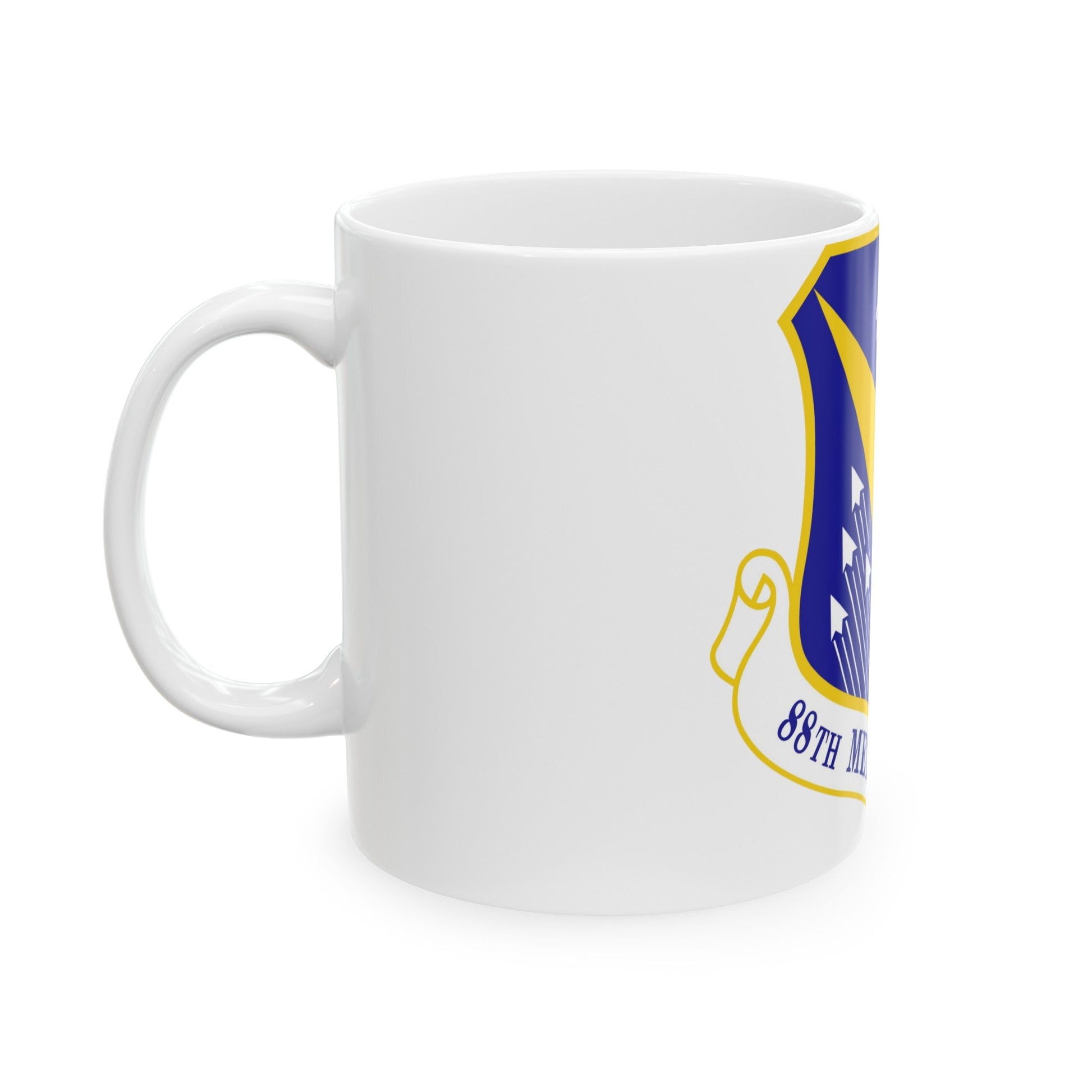 88th Medical Group (U.S. Air Force) White Coffee Mug-The Sticker Space