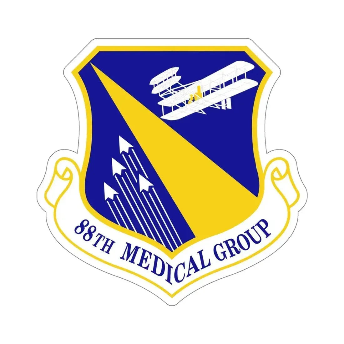88th Medical Group (U.S. Air Force) STICKER Vinyl Die-Cut Decal 6 Inch - The Sticker Space