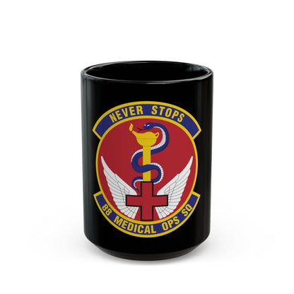 88th Medical Operations Squadron (U.S. Air Force) Black Coffee Mug-15oz-The Sticker Space
