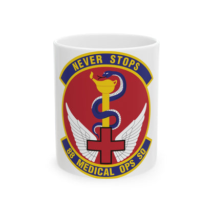 88th Medical Operations Squadron (U.S. Air Force) White Coffee Mug-11oz-The Sticker Space