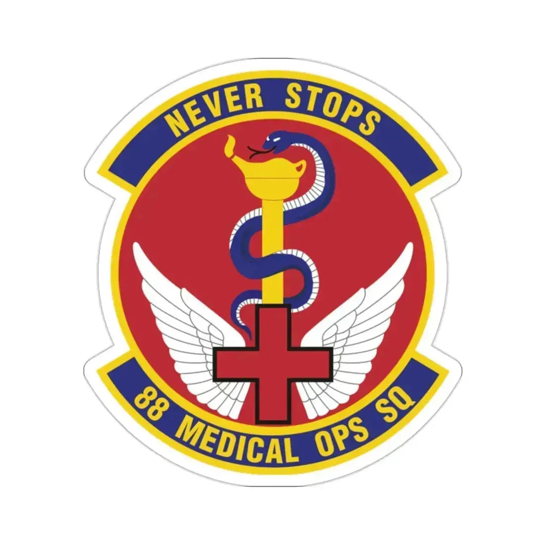 88th Medical Operations Squadron (U.S. Air Force) STICKER Vinyl Die-Cut Decal 2 Inch - The Sticker Space