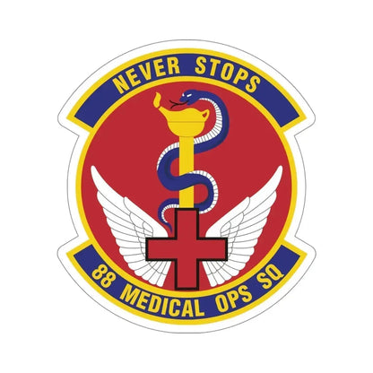 88th Medical Operations Squadron (U.S. Air Force) STICKER Vinyl Die-Cut Decal 5 Inch - The Sticker Space
