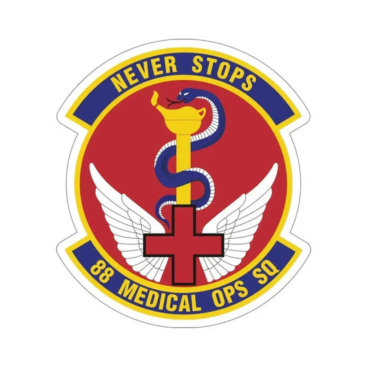88th Medical Operations Squadron (U.S. Air Force) STICKER Vinyl Die-Cut Decal 6 Inch - The Sticker Space