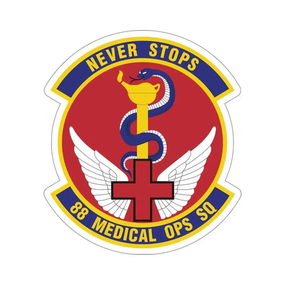 88th Medical Operations Squadron (U.S. Air Force) STICKER Vinyl Die-Cut Decal - The Sticker Space