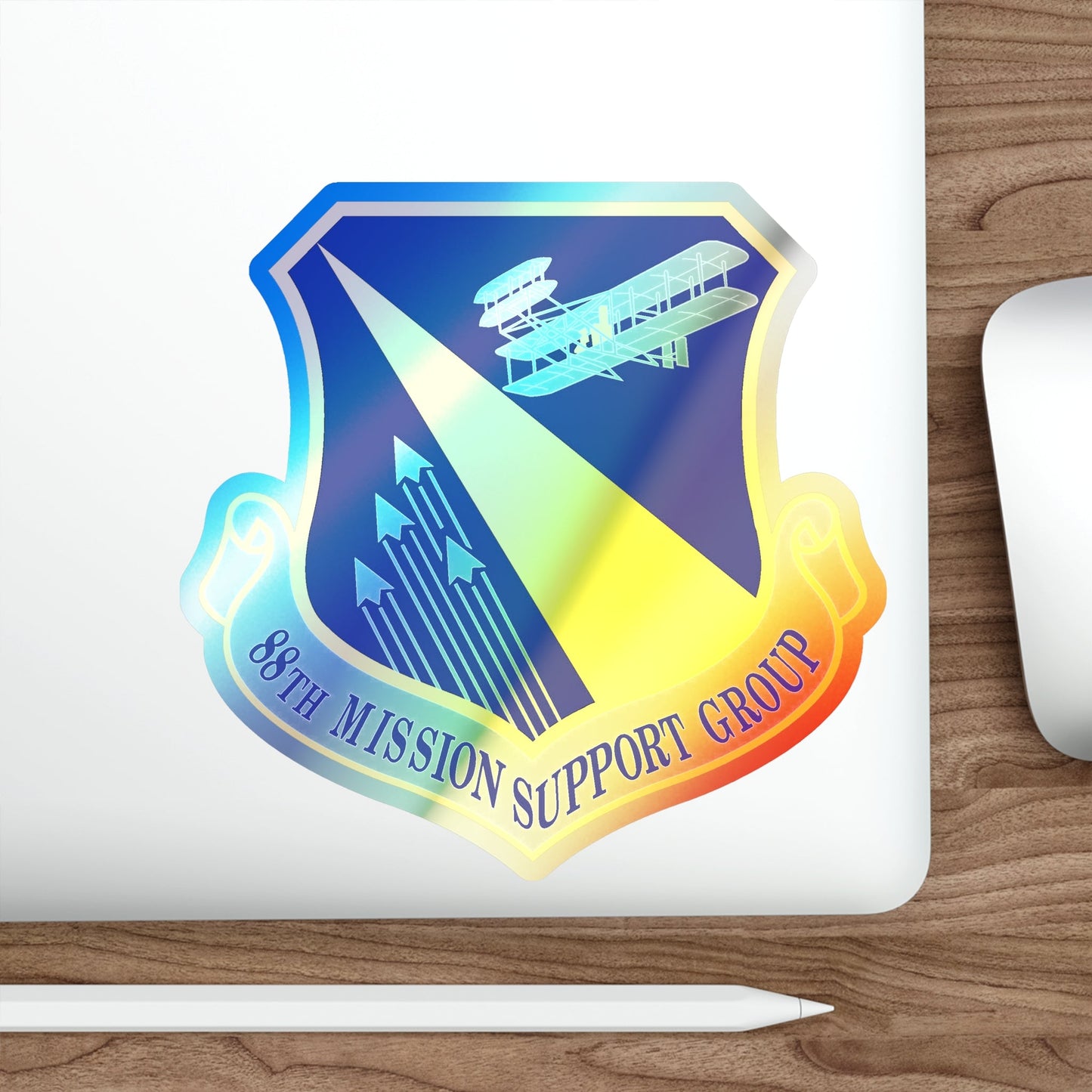 88th Mission Support Group (U.S. Air Force) Holographic STICKER Die-Cut Vinyl Decal-The Sticker Space