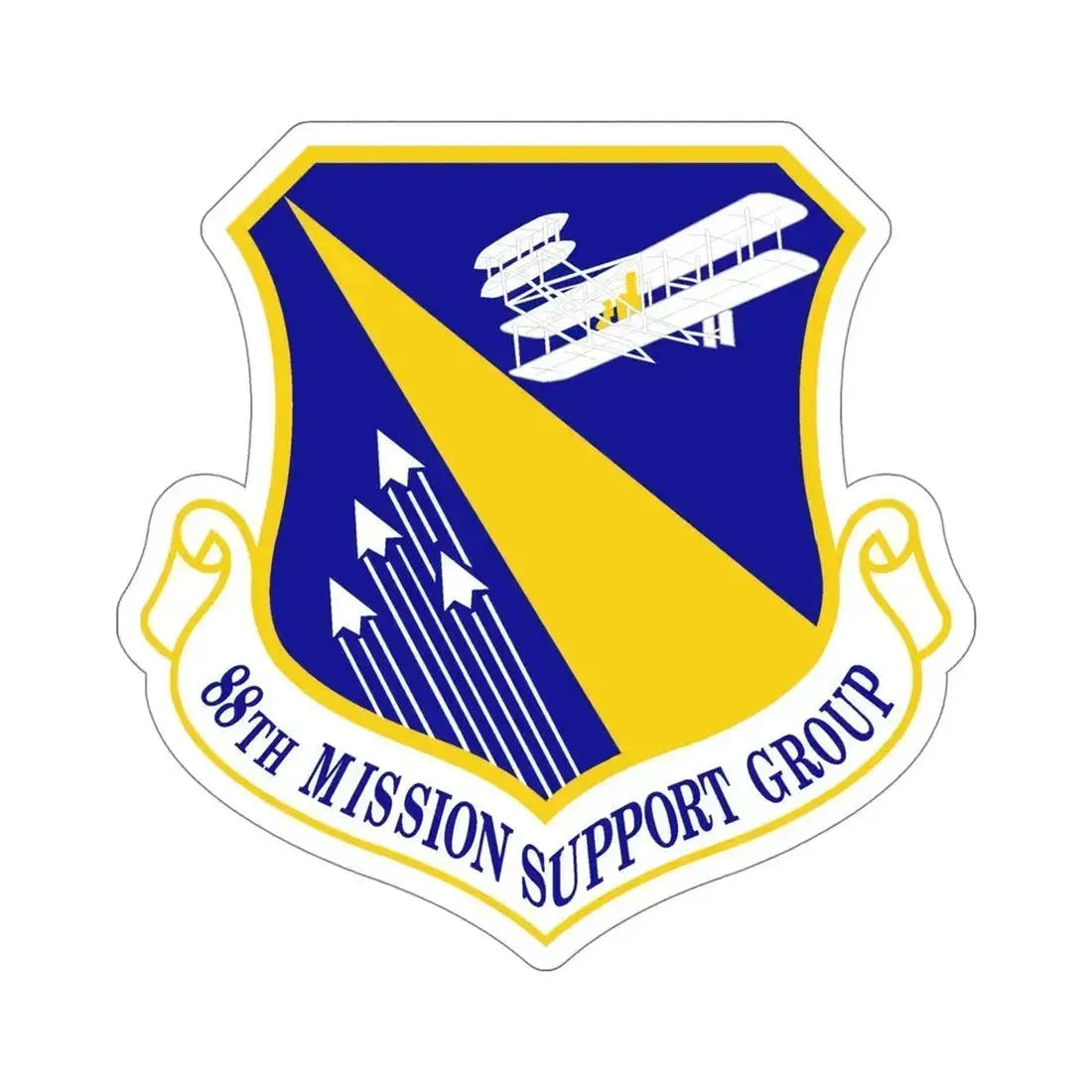 88th Mission Support Group (U.S. Air Force) STICKER Vinyl Die-Cut Decal 5 Inch - The Sticker Space