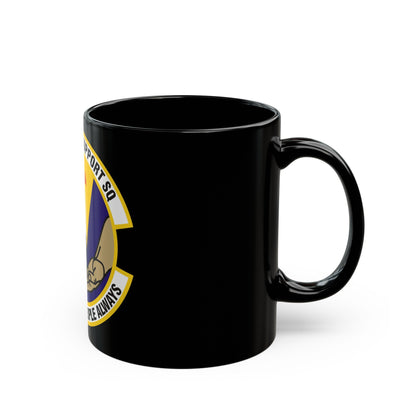 88th Mission Support Squadron (U.S. Air Force) Black Coffee Mug-The Sticker Space