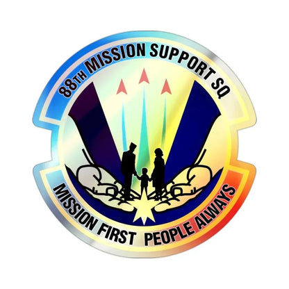 88th Mission Support Squadron (U.S. Air Force) Holographic STICKER Die-Cut Vinyl Decal - The Sticker Space