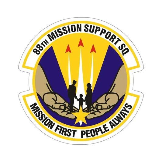 88th Mission Support Squadron (U.S. Air Force) STICKER Vinyl Die-Cut Decal 6 Inch - The Sticker Space
