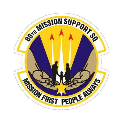 88th Mission Support Squadron (U.S. Air Force) STICKER Vinyl Die-Cut Decal - The Sticker Space