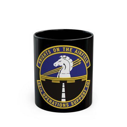 88th Operations Support Squadron (U.S. Air Force) Black Coffee Mug-11oz-The Sticker Space