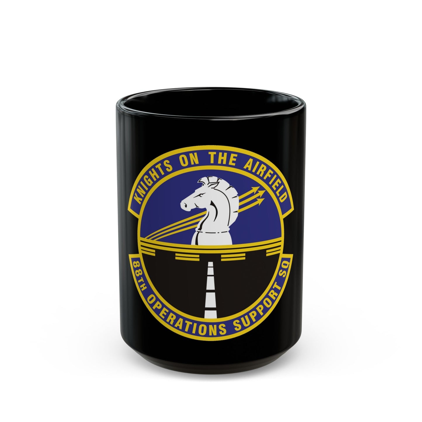 88th Operations Support Squadron (U.S. Air Force) Black Coffee Mug-15oz-The Sticker Space