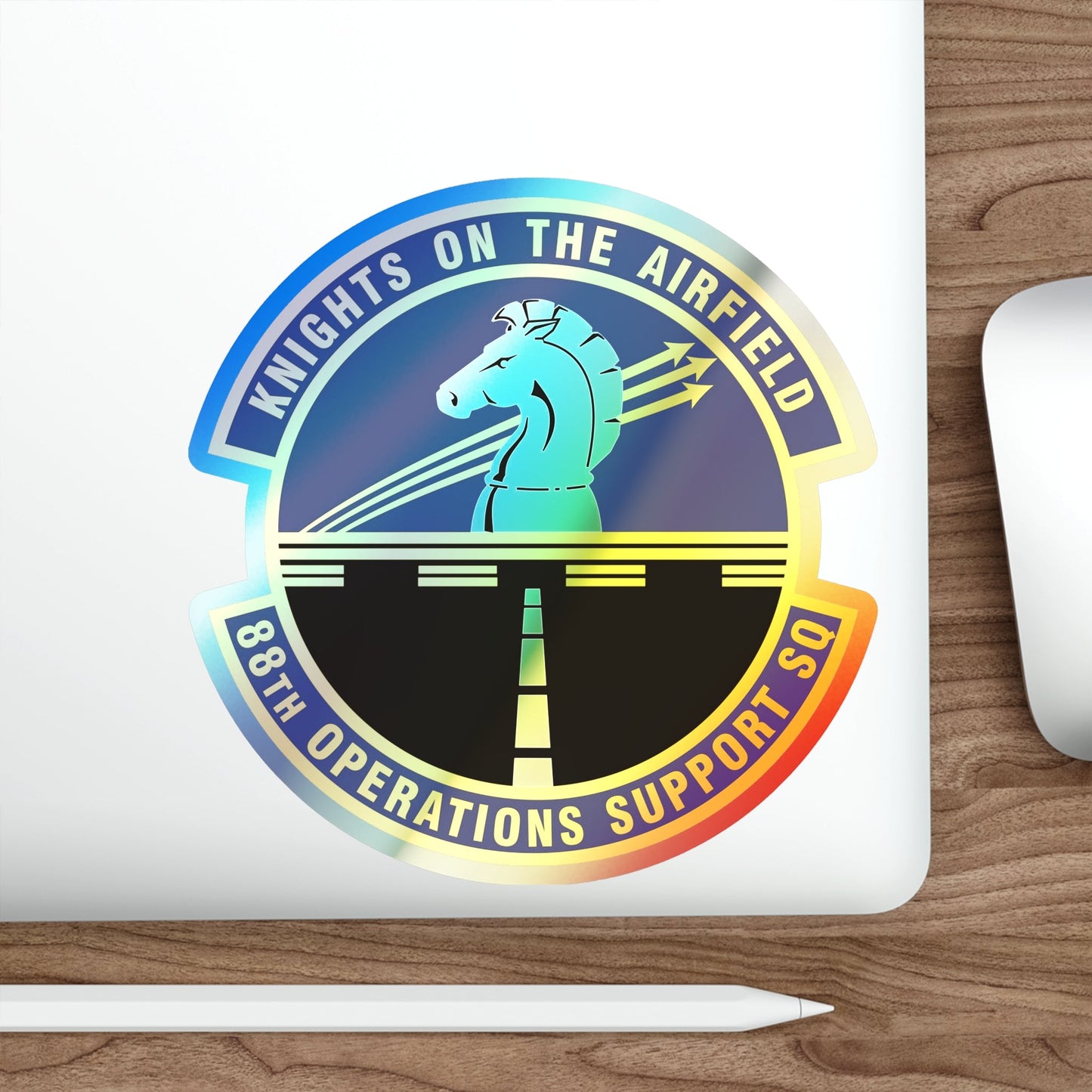 88th Operations Support Squadron (U.S. Air Force) Holographic STICKER Die-Cut Vinyl Decal-The Sticker Space