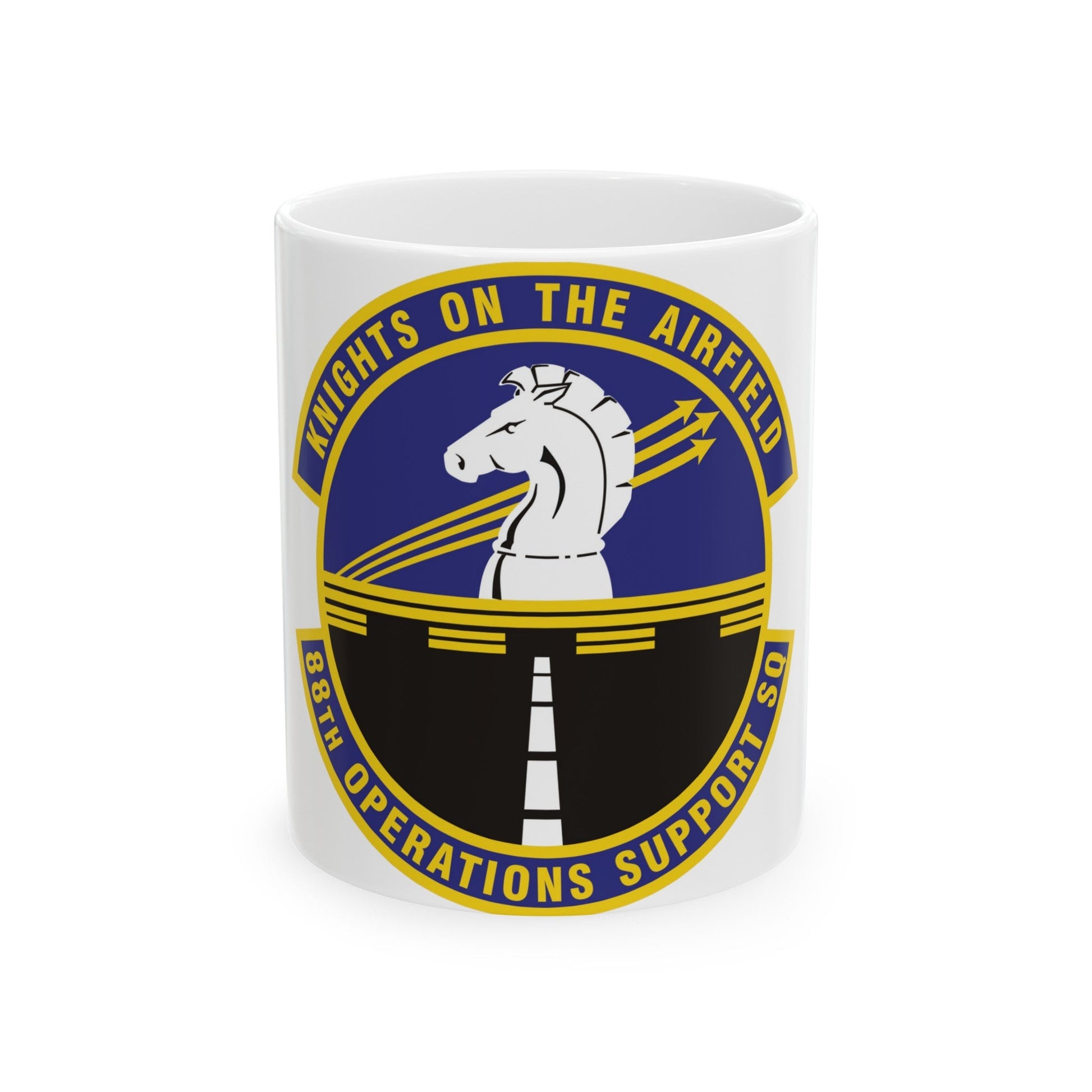 88th Operations Support Squadron (U.S. Air Force) White Coffee Mug-11oz-The Sticker Space