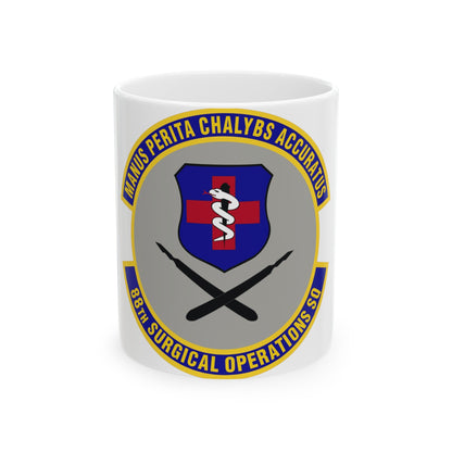 88th Surgical Operations Squadron (U.S. Air Force) White Coffee Mug-11oz-The Sticker Space