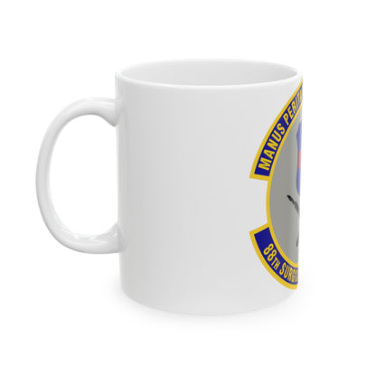 88th Surgical Operations Squadron (U.S. Air Force) White Coffee Mug-The Sticker Space