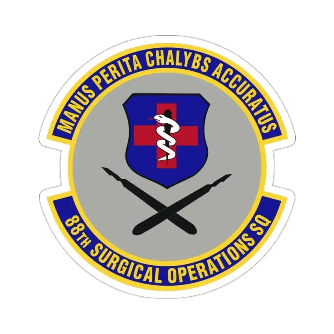 88th Surgical Operations Squadron (U.S. Air Force) STICKER Vinyl Die-Cut Decal 2 Inch - The Sticker Space