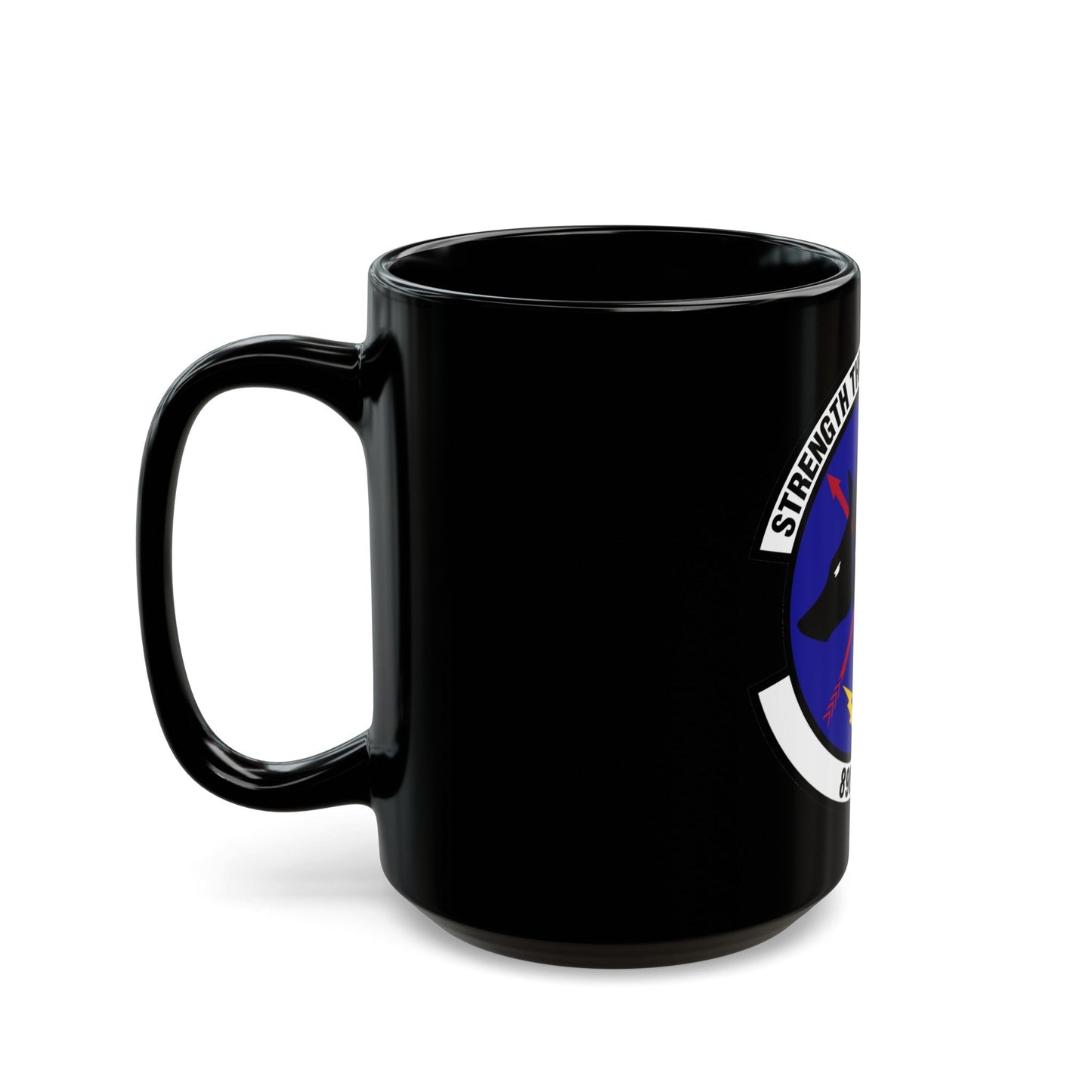 890 Missile Security Forces Squadron AFGSC (U.S. Air Force) Black Coffee Mug-The Sticker Space