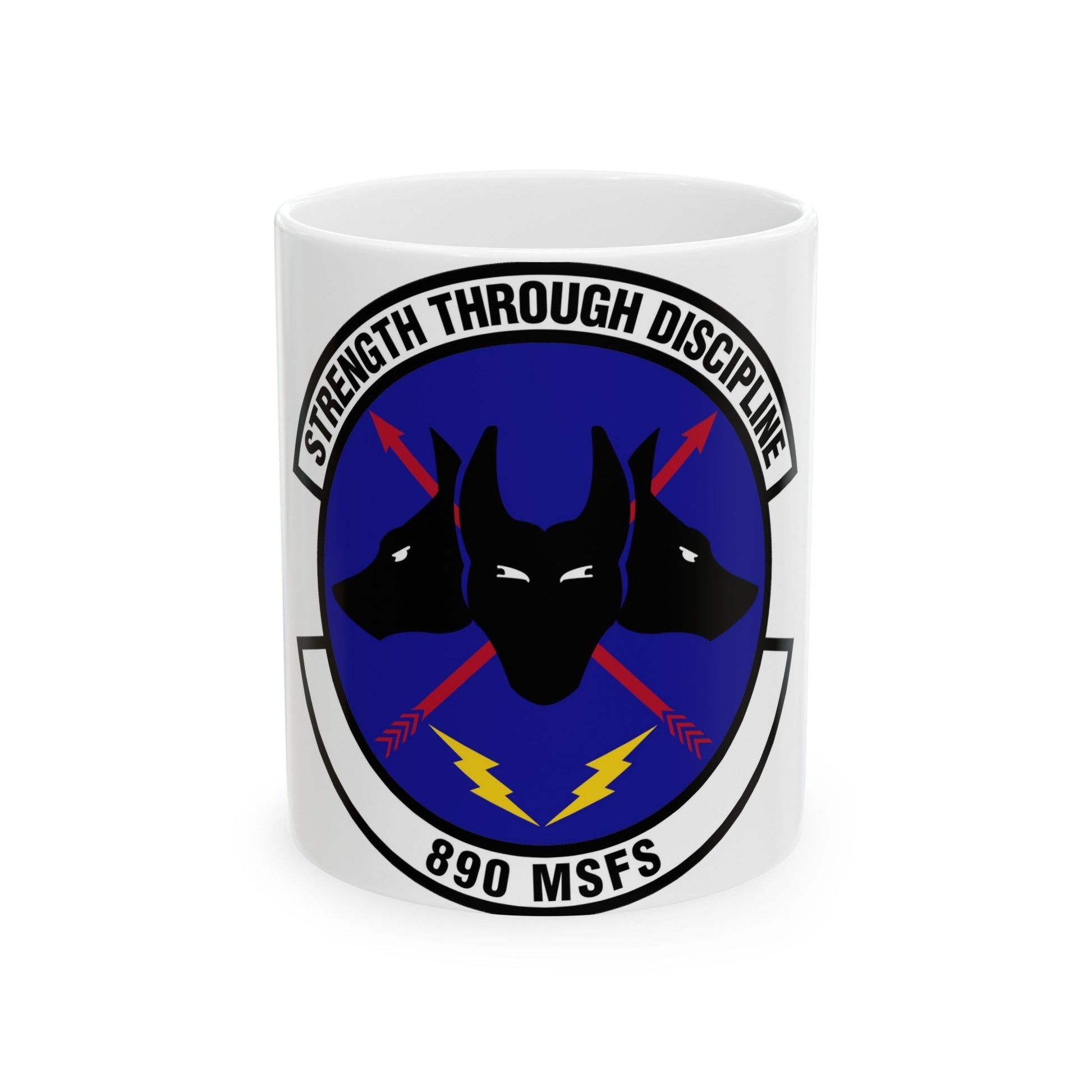 890 Missile Security Forces Squadron AFGSC (U.S. Air Force) White Coffee Mug-11oz-The Sticker Space