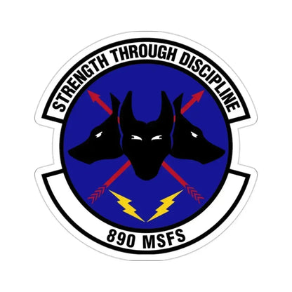 890 Missile Security Forces Squadron AFGSC (U.S. Air Force) STICKER Vinyl Die-Cut Decal 2 Inch - The Sticker Space