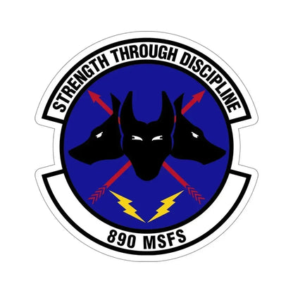 890 Missile Security Forces Squadron AFGSC (U.S. Air Force) STICKER Vinyl Die-Cut Decal - The Sticker Space