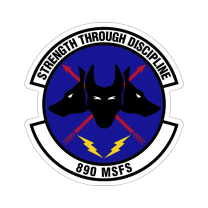 890 Missile Security Forces Squadron AFGSC (U.S. Air Force) STICKER Vinyl Die-Cut Decal - The Sticker Space