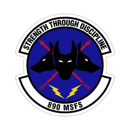 890 Missile Security Forces Squadron AFGSC (U.S. Air Force) STICKER Vinyl Die-Cut Decal - The Sticker Space
