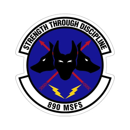 890 Missile Security Forces Squadron AFGSC (U.S. Air Force) STICKER Vinyl Die-Cut Decal - The Sticker Space