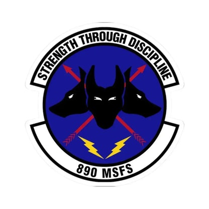 890 Missile Security Forces Squadron AFGSC (U.S. Air Force) STICKER Vinyl Kiss-Cut Decal - The Sticker Space