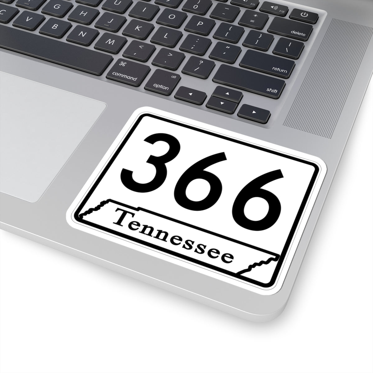 Tennessee 366 (Tennessee) (Road Sign) STICKER Vinyl Kiss-Cut Decal