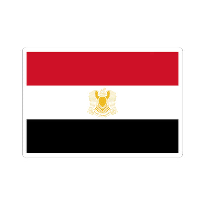 Flag of Syria 1972-1980 (Syria) STICKER Vinyl Kiss-Cut Decal