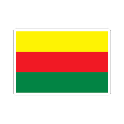 Flag of Rojava (Syria) STICKER Vinyl Kiss-Cut Decal
