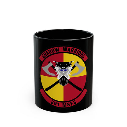 891 Missile Security Forces Squadron AFGSC (U.S. Air Force) Black Coffee Mug-11oz-The Sticker Space