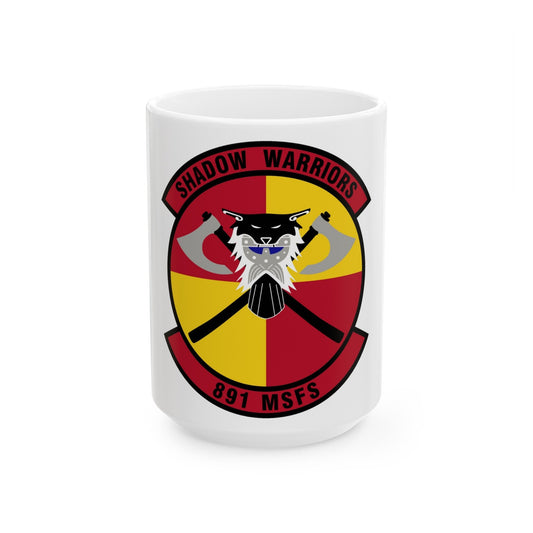 891 Missile Security Forces Squadron AFGSC (U.S. Air Force) White Coffee Mug-15oz-The Sticker Space